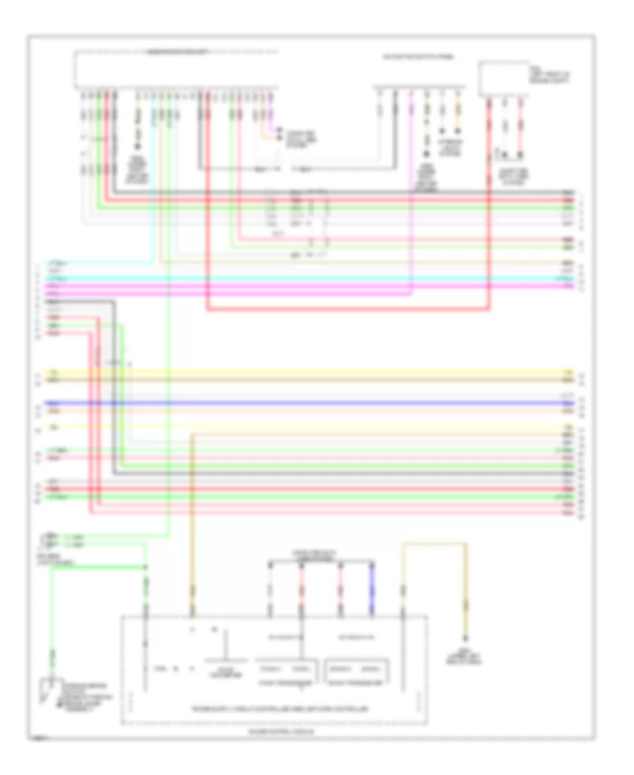 Navigation Wiring Diagram, Plug-In Hybrid (2 of 6) for Honda Accord Touring 2014