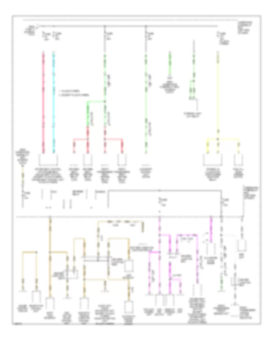 Power Distribution Wiring Diagram, Hybrid (4 of 5) for Honda Accord Touring 2014