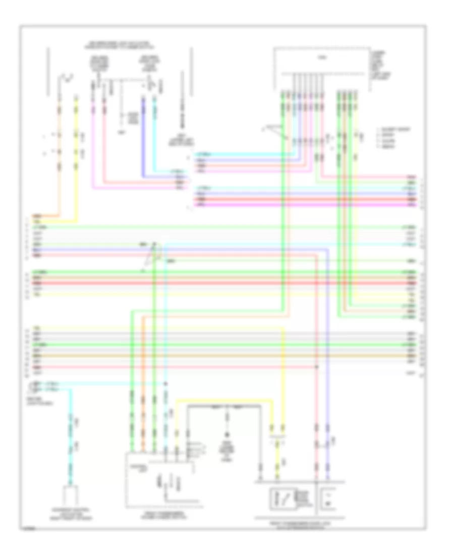 Power Door Locks Wiring Diagram, Except Hybrid (4 of 6) for Honda Accord Touring 2014