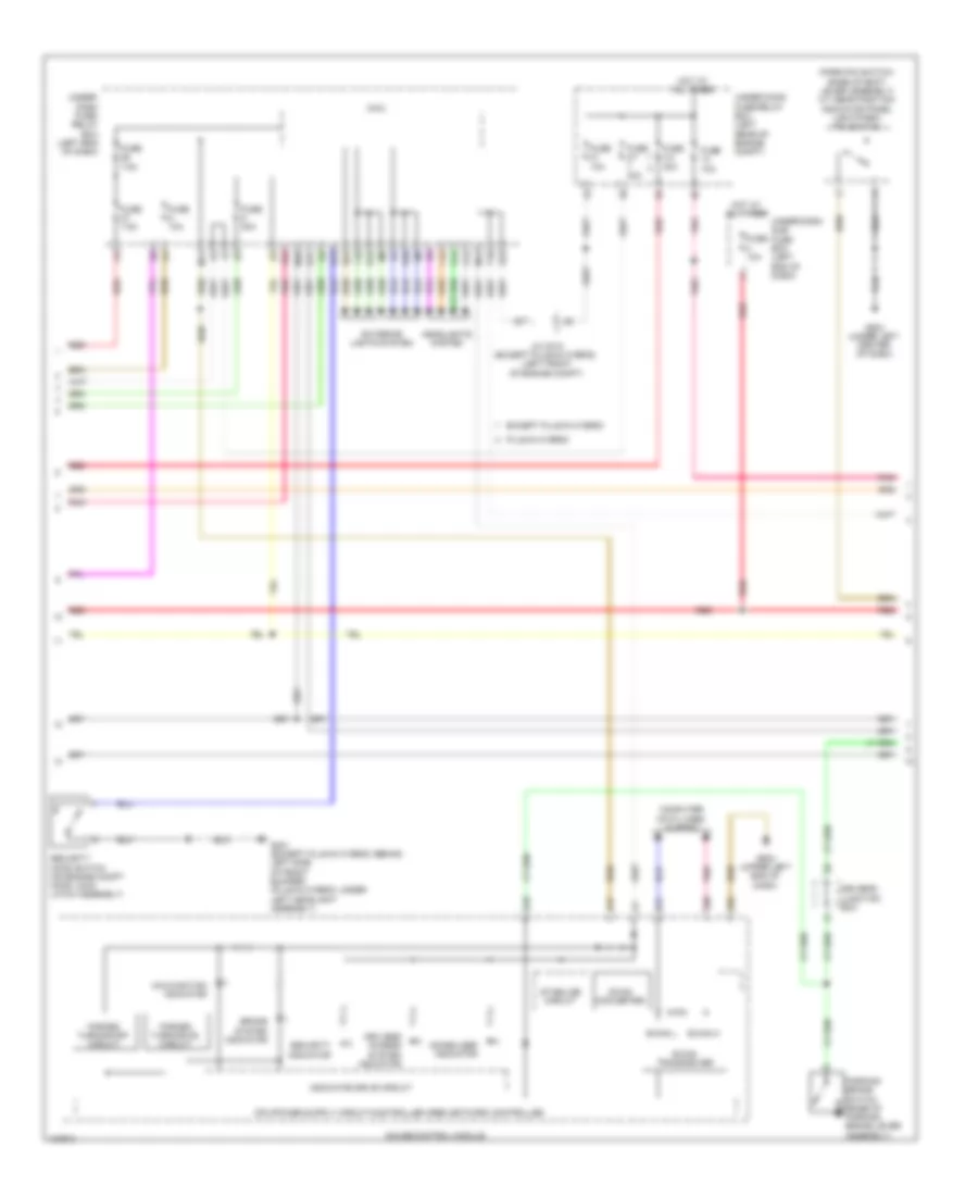 Power Door Locks Wiring Diagram Hybrid 2 of 6 for Honda Accord Touring 2014