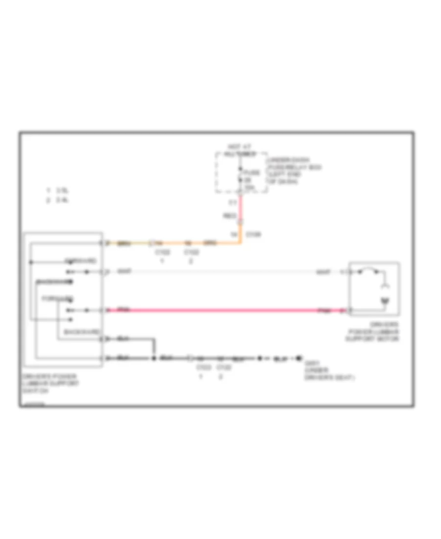 Driver s Lumbar Wiring Diagram Except Hybrid Coupe for Honda Accord Touring 2014