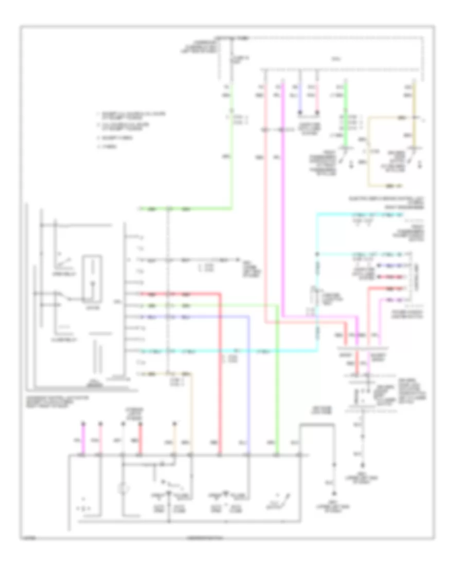 Power TopSunroof Wiring Diagram for Honda Accord Touring 2014