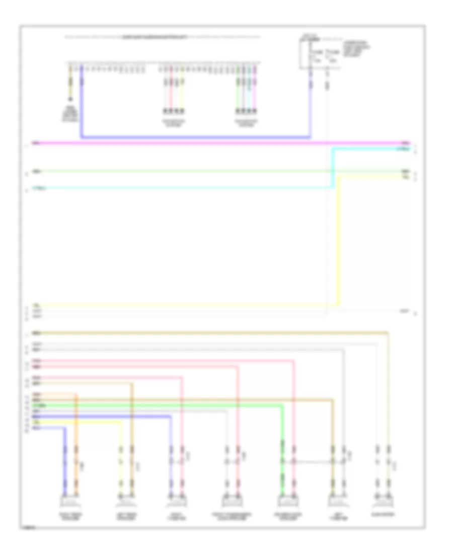 Premium Radio Wiring Diagram, Except Hybrid without Navigation (3 of 5) for Honda Accord Touring 2014