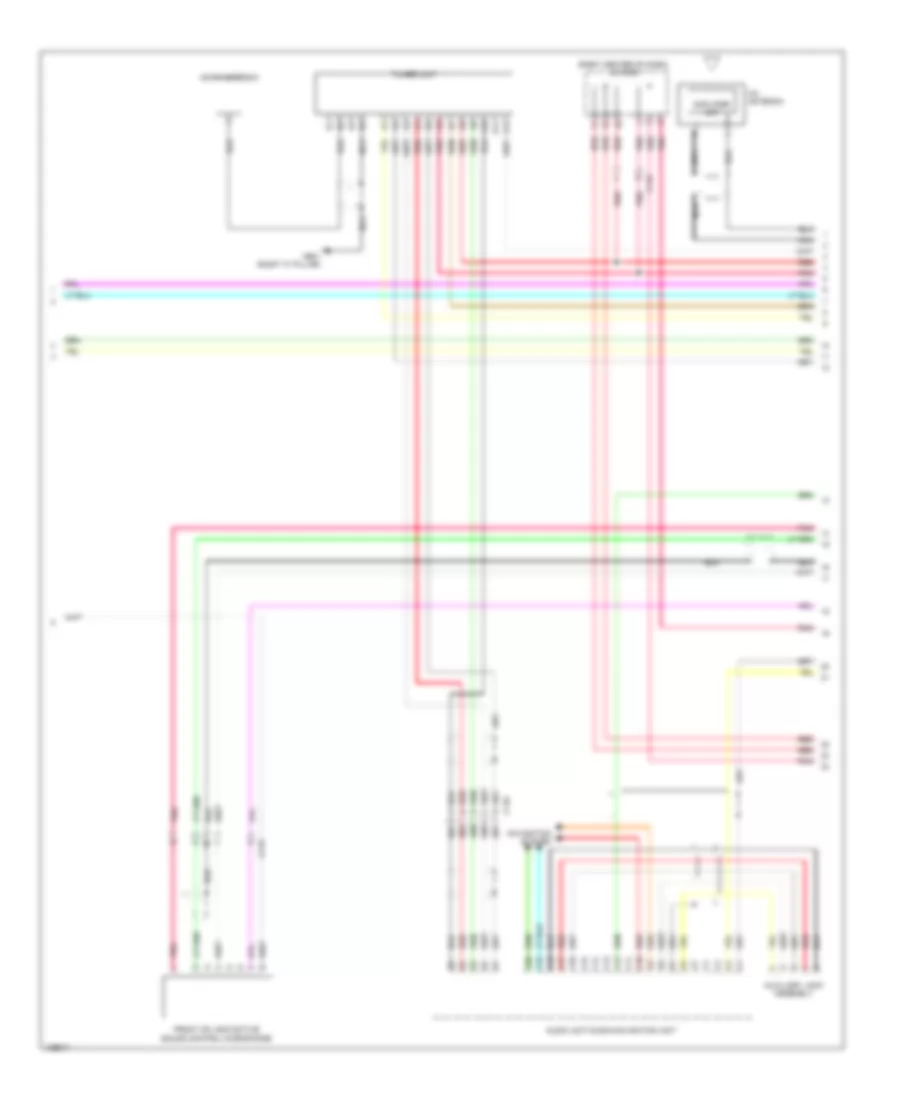 Premium Radio Wiring Diagram, Except Hybrid without Navigation (4 of 5) for Honda Accord Touring 2014