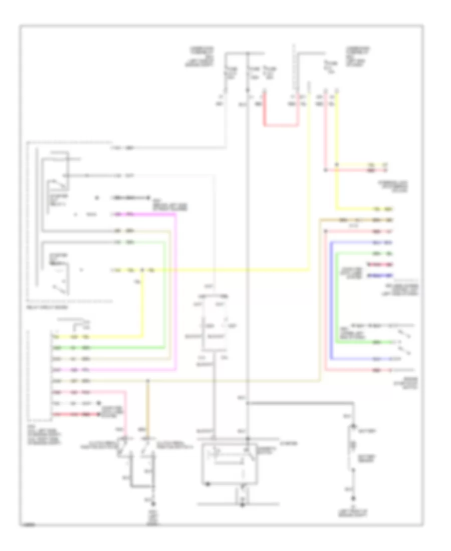 2.4L, Starting Wiring Diagram, Coupe MT for Honda Accord Touring 2014