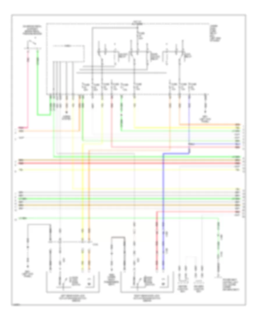 Forced Entry Wiring Diagram, Except Hybrid (3 of 6) for Honda Accord Touring 2014