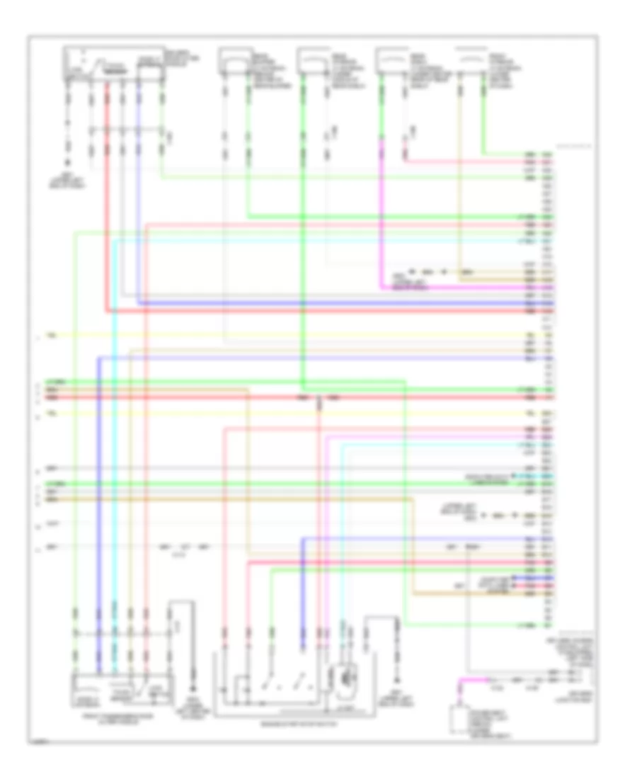 Forced Entry Wiring Diagram Except Hybrid 6 of 6 for Honda Accord Touring 2014