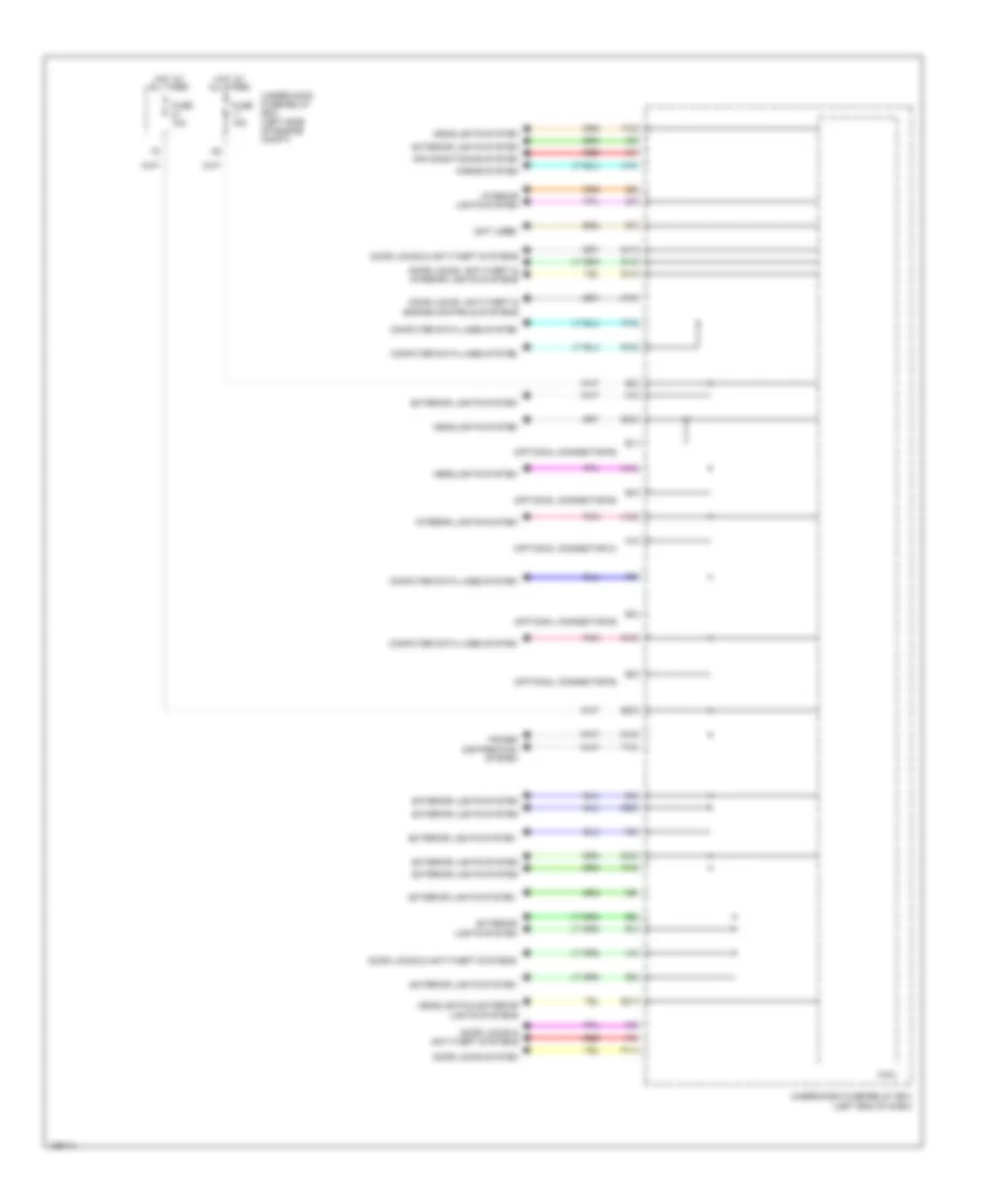 Body Control Modules Wiring Diagram, Except Hybrid (2 of 2) for Honda Accord Touring 2014