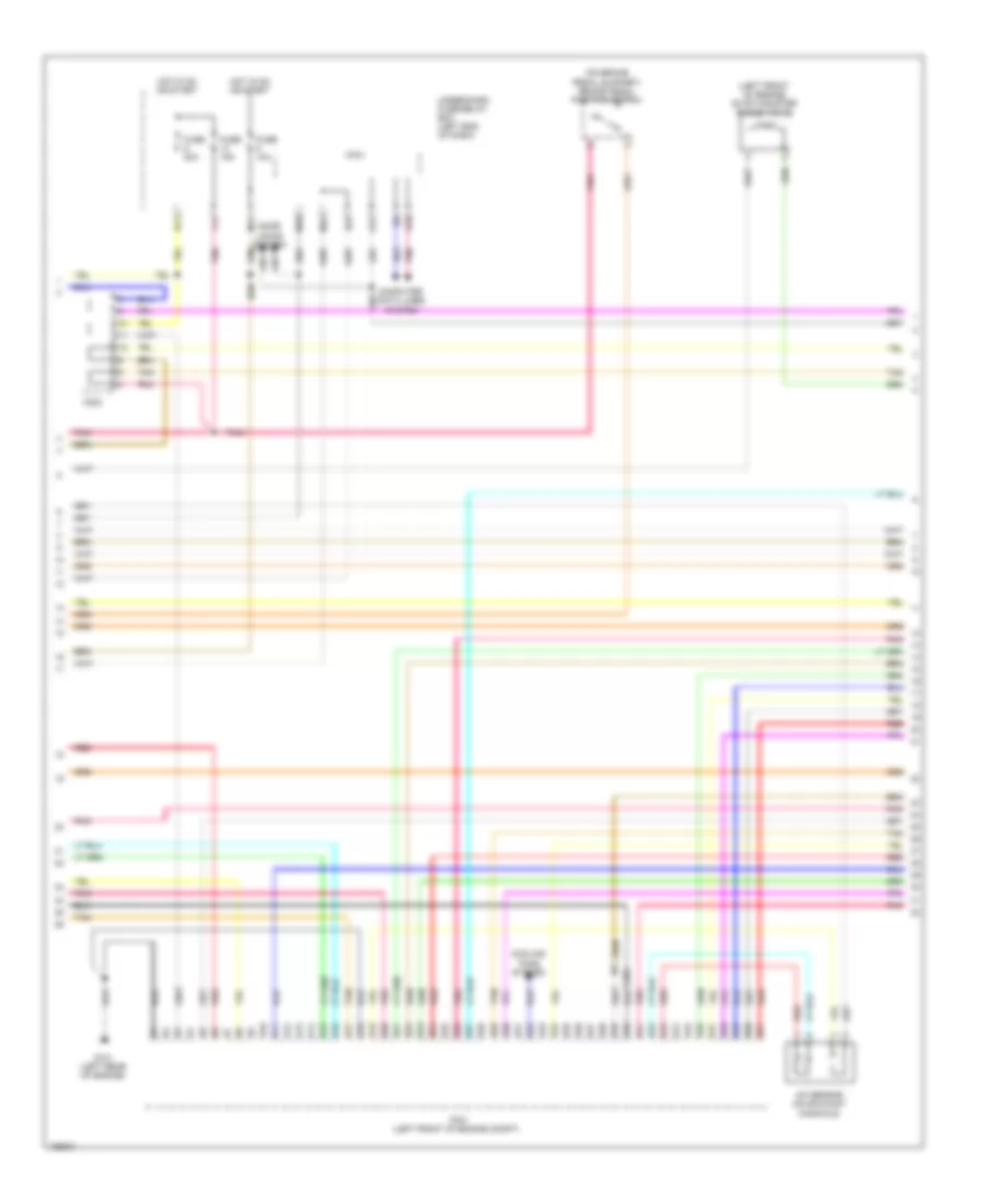 2.0L Hybrid, Engine Controls Wiring Diagram, Except Plug-In Hybrid (3 of 6) for Honda Accord Touring 2014