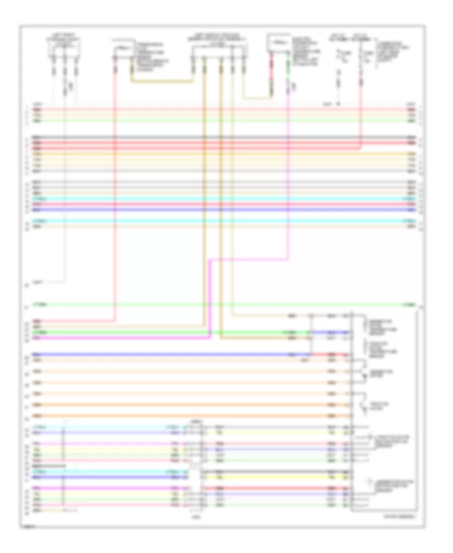 2.0L Hybrid, Hybrid System Wiring Diagram, Except Plug-In Hybrid (3 of 6) for Honda Accord Touring 2014