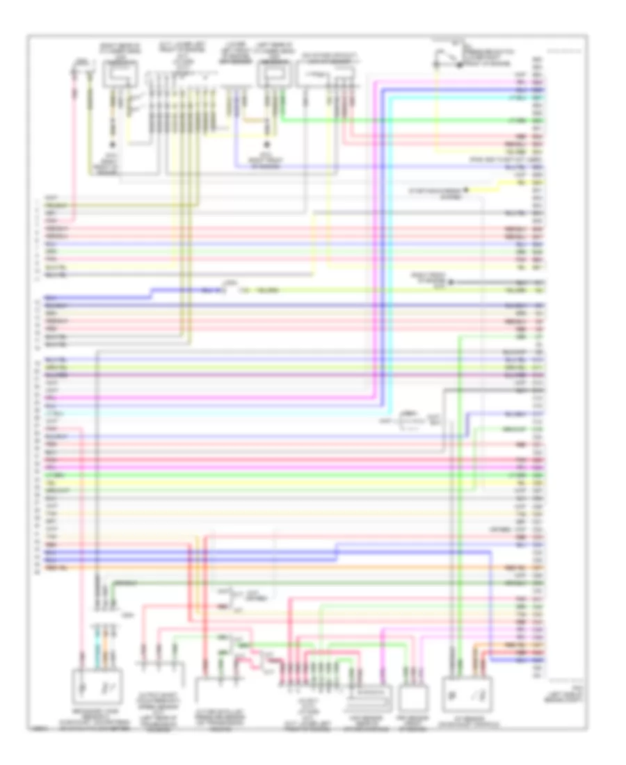 2.4L, Engine Performance Wiring Diagram (5 of 5) for Honda Accord Touring 2014