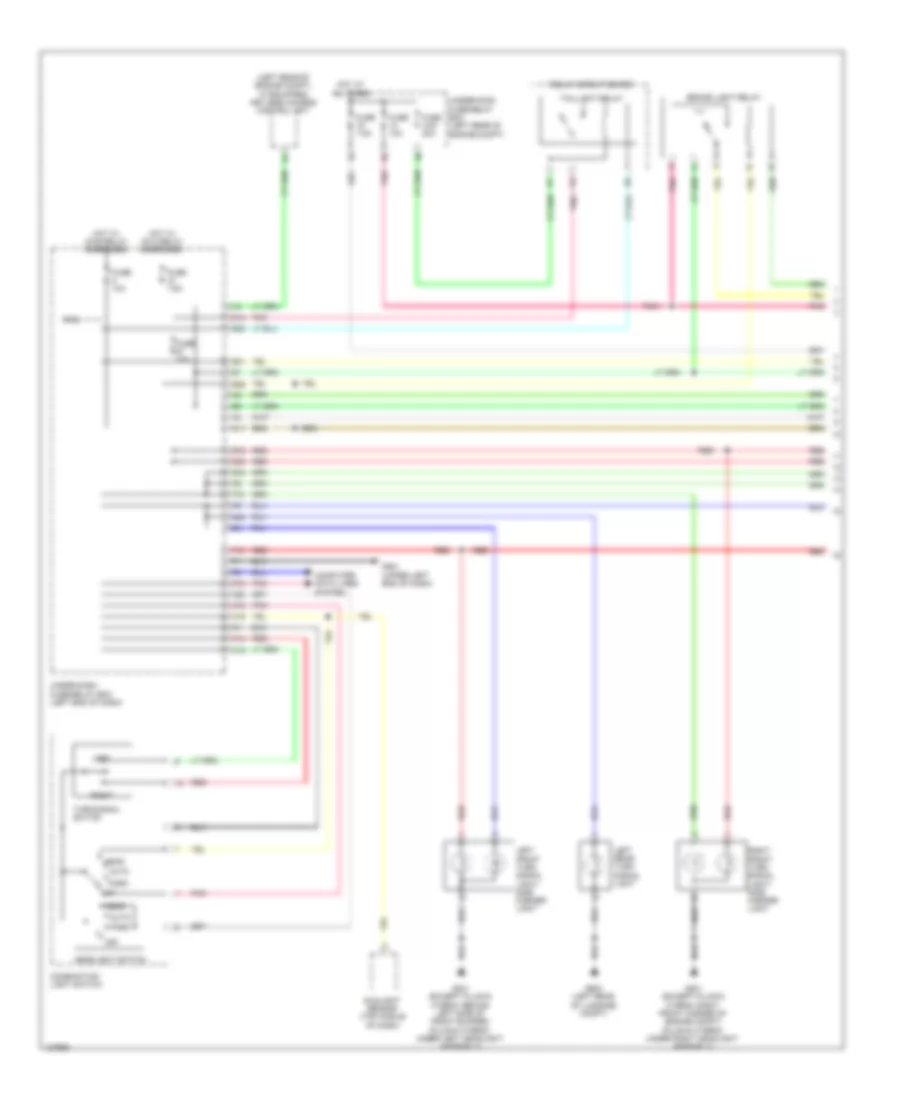 Exterior Lamps Wiring Diagram, Hybrid (1 of 4) for Honda Accord Touring 2014