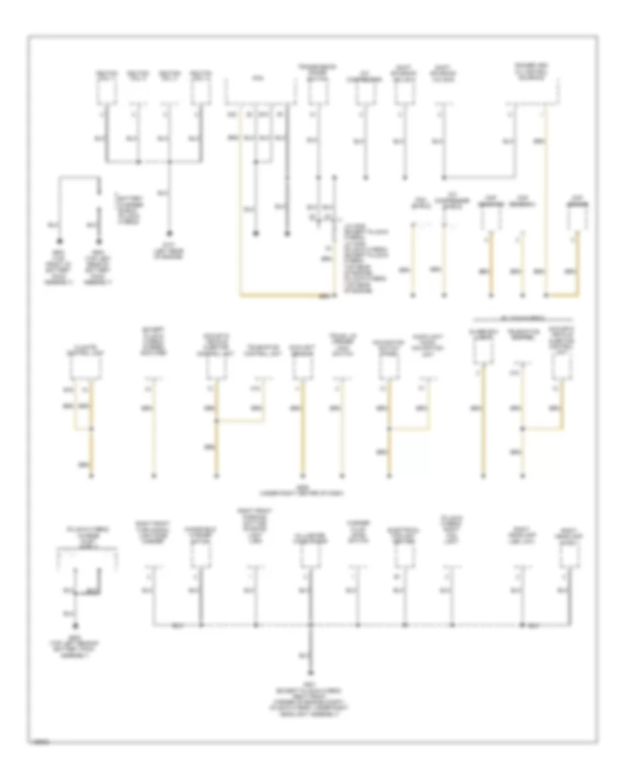 Ground Distribution Wiring Diagram, Hybrid (2 of 6) for Honda Accord Touring 2014