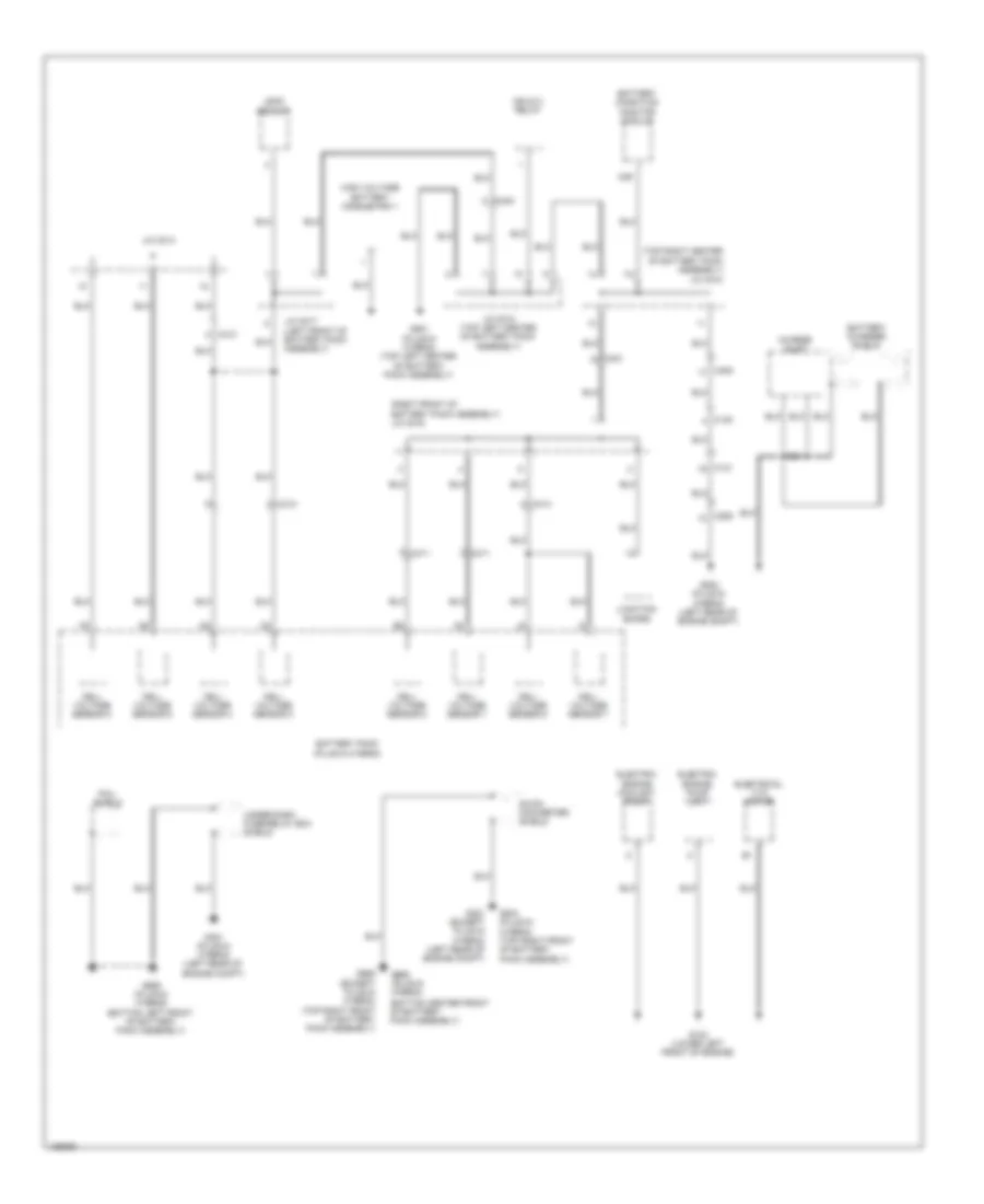 Ground Distribution Wiring Diagram, Hybrid (6 of 6) for Honda Accord Touring 2014