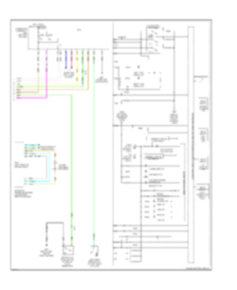 Instrument Cluster Wiring Diagram Hybrid 3 of 3 for Honda Accord Touring 2014