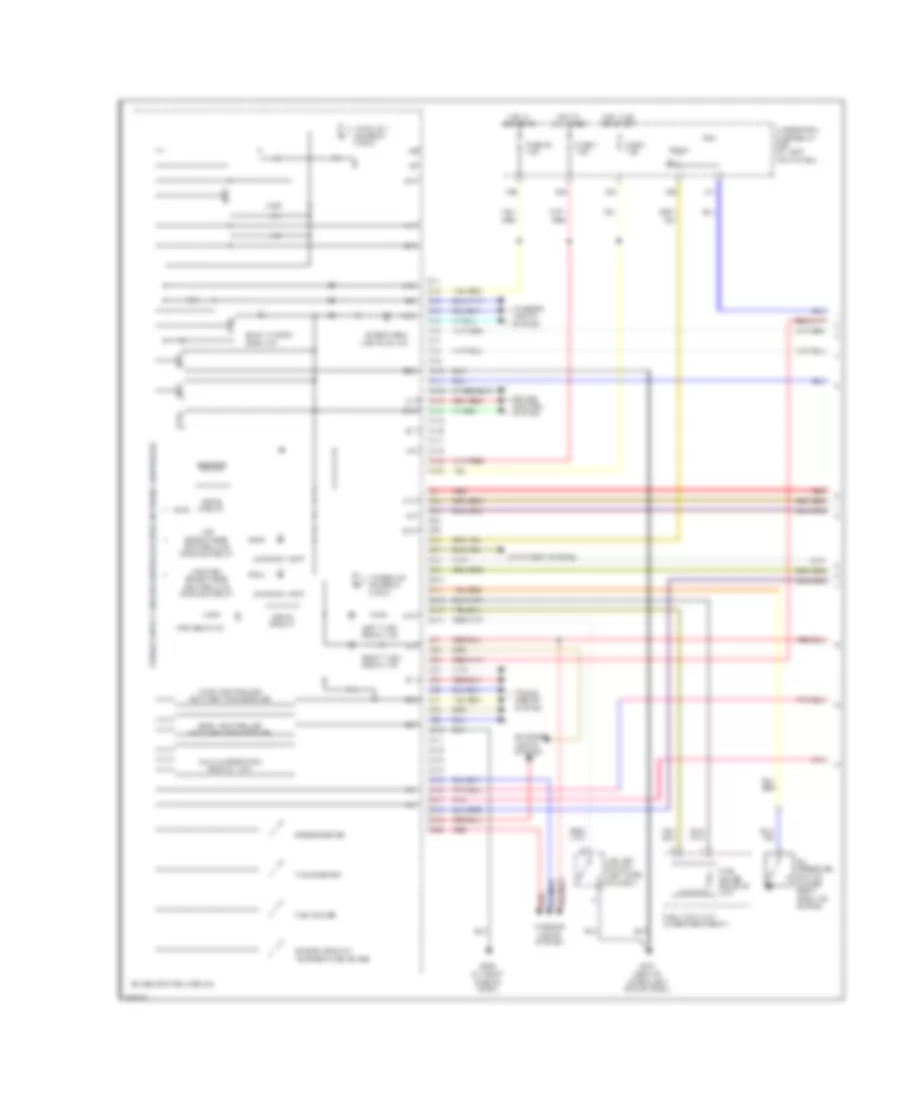 Instrument Cluster Wiring Diagram 1 of 2 for Honda Ridgeline RT 2008