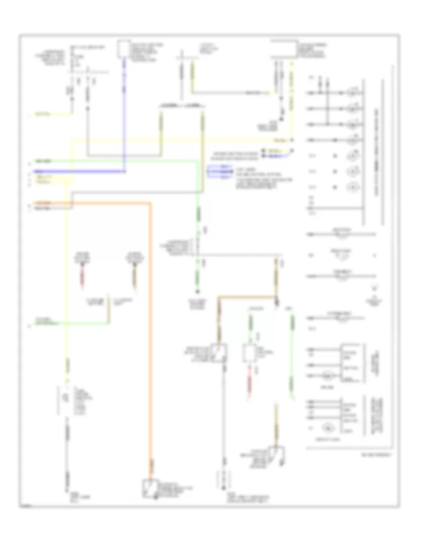 Instrument Cluster Wiring Diagram 2 of 2 for Honda Civic DX 1994