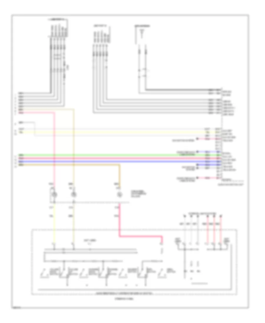 Base Radio Wiring Diagram, Except Hybrid with Navigation  with Multi-Information Display (4 of 4) for Honda Civic DX 2012