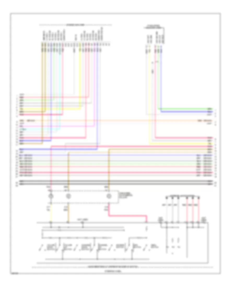 Premium Radio Wiring Diagram, without Navigation (2 of 4) for Honda Civic DX 2012