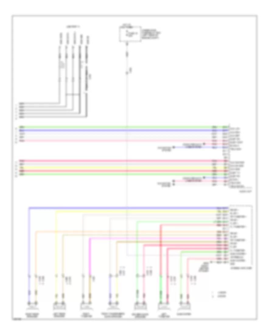 Premium Radio Wiring Diagram without Navigation 4 of 4 for Honda Civic DX 2012