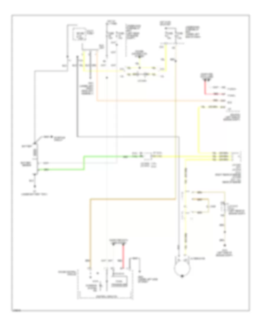 Charging Wiring Diagram Except Hybrid for Honda Civic DX 2012