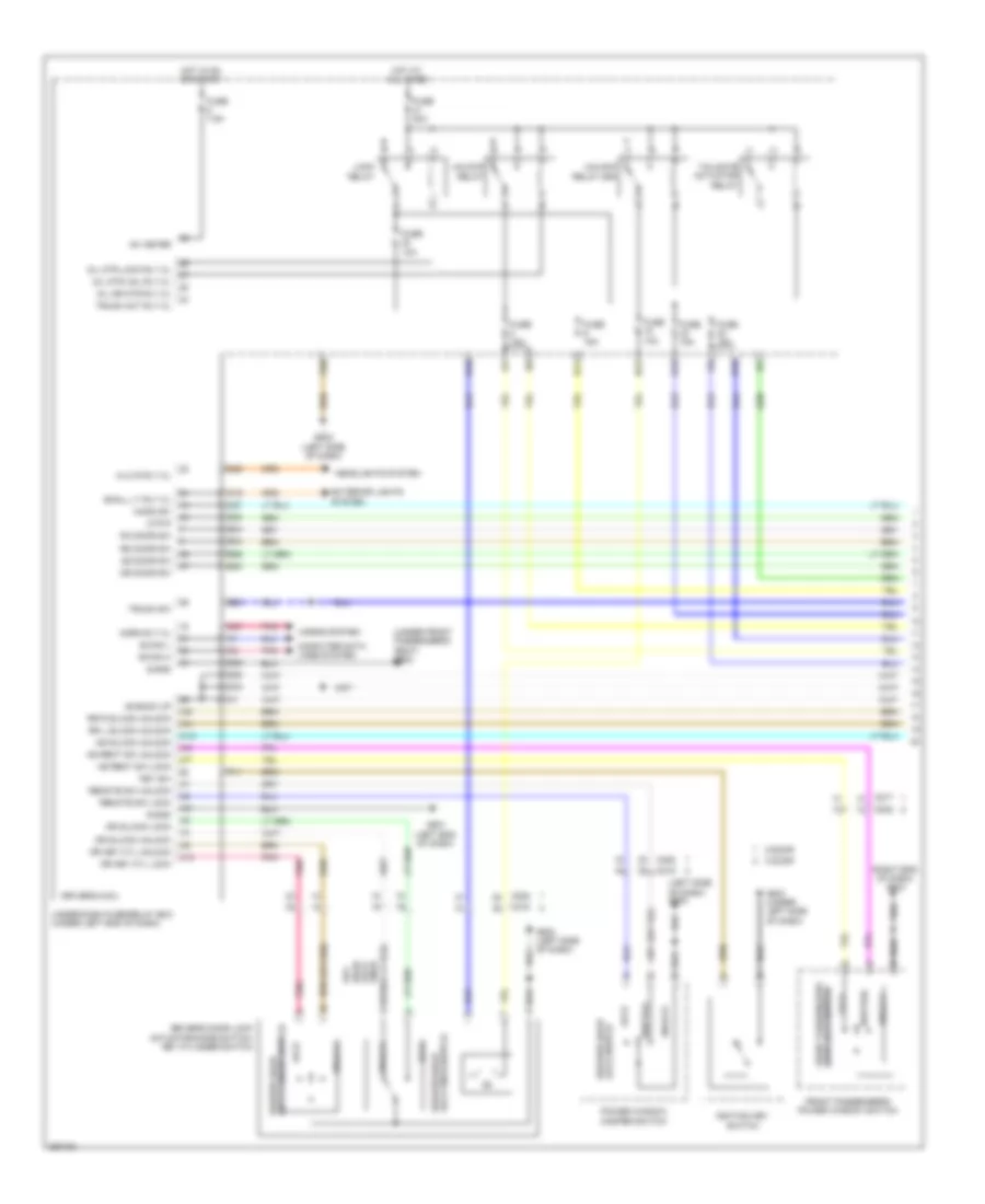 Forced Entry Wiring Diagram Except Hybrid 1 of 2 for Honda Civic DX 2012