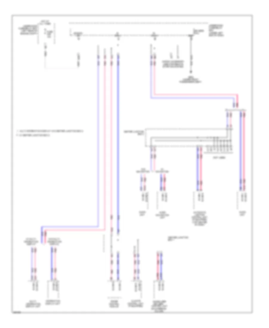 B-CAN Wiring Diagram, Except Hybrid for Honda Civic DX 2012