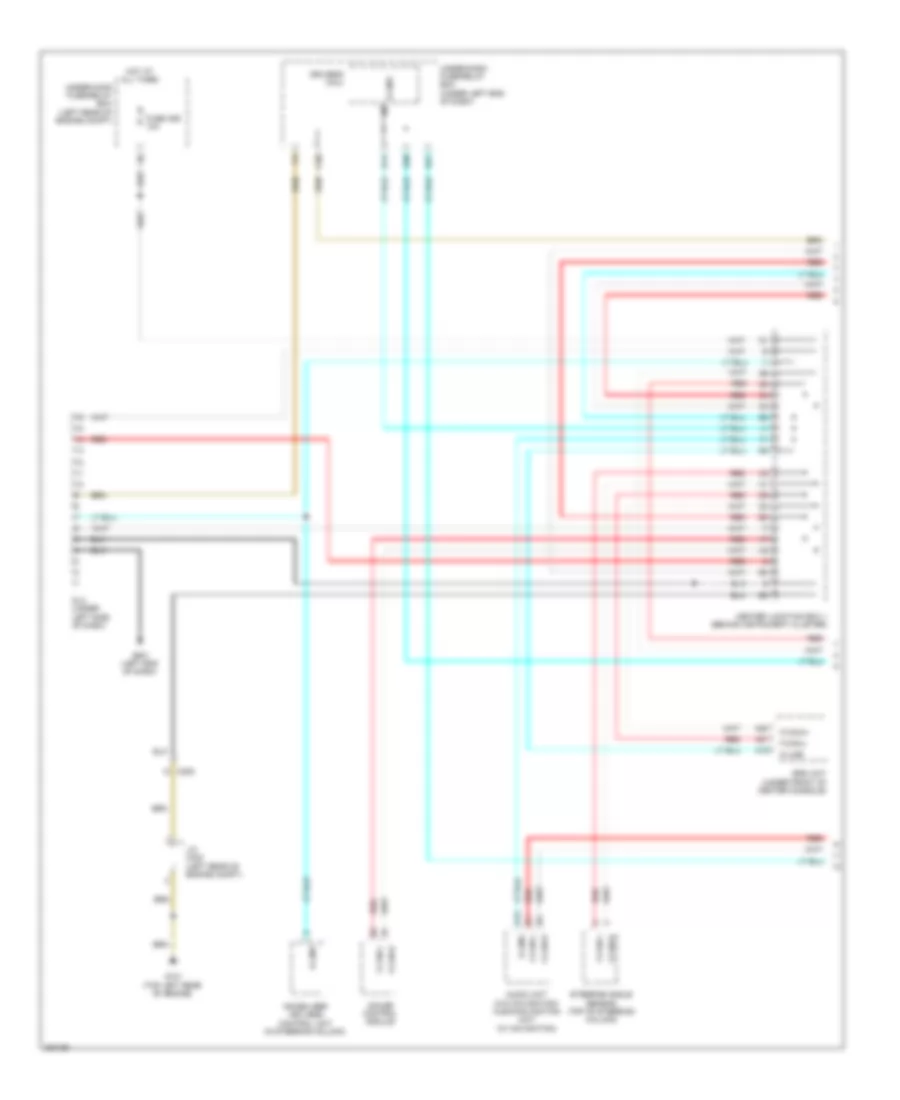 Data Link Connector Wiring Diagram, Hybrid (1 of 2) for Honda Civic DX 2012