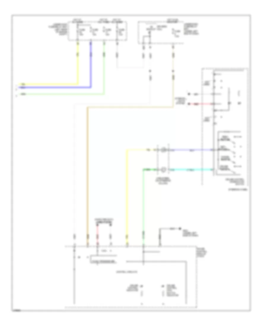 Cruise Control Wiring Diagram, Except Hybrid (2 of 2) for Honda Civic DX 2012