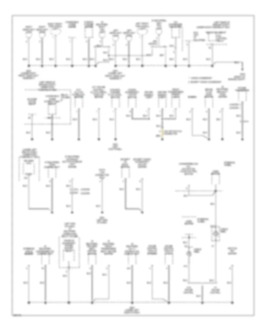 Ground Distribution Wiring Diagram Except Hybrid 2 of 5 for Honda Civic DX 2012