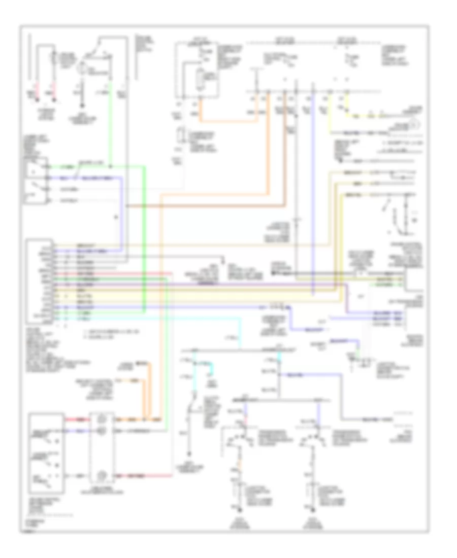 Cruise Control Wiring Diagram Except Hatchback  Hybrid for Honda Civic LX 2005