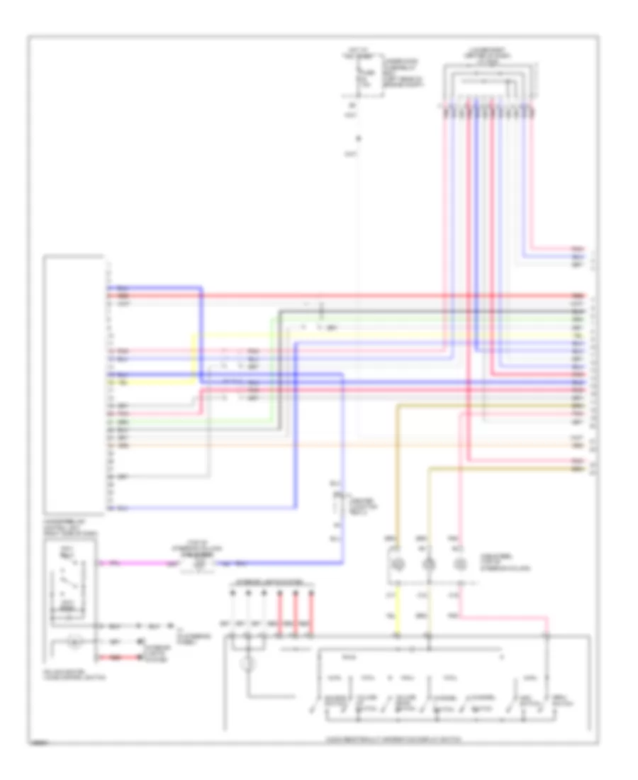 Hands Free Module Wiring Diagram, Hybrid (1 of 2) for Honda Civic Si 2013