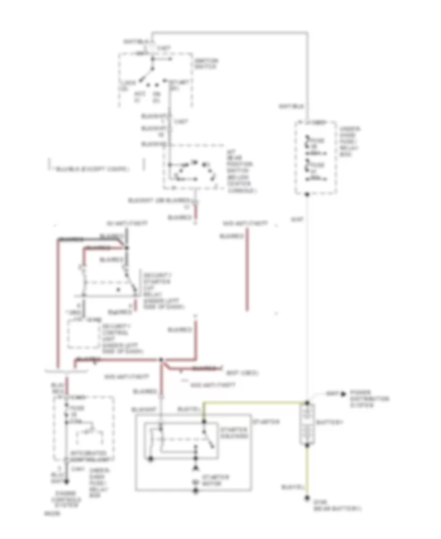 Starting Wiring Diagram A T Canada for Honda Civic EX 1994
