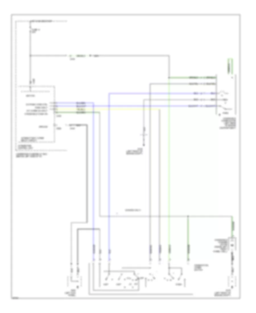 Электросхема передних стеклоочистителей дворников и омывателя лобового стекла для Honda Civic EX 1994