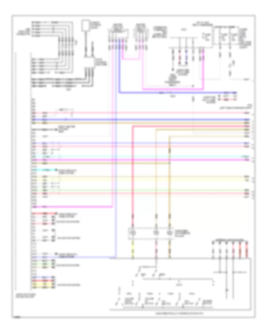 Premium Radio Wiring Diagram, without Navigation (1 of 3) for Honda Civic EX 2014