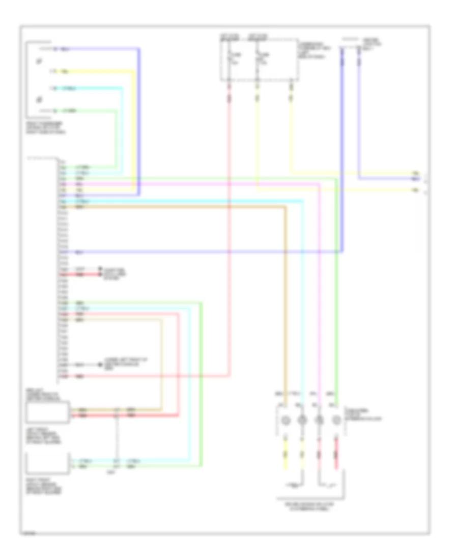 Supplemental Restraints Wiring Diagram, Hybrid (1 of 4) for Honda Civic EX 2014