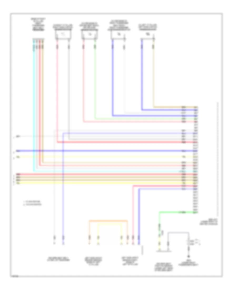 Supplemental Restraints Wiring Diagram, Hybrid (4 of 4) for Honda Civic EX 2014