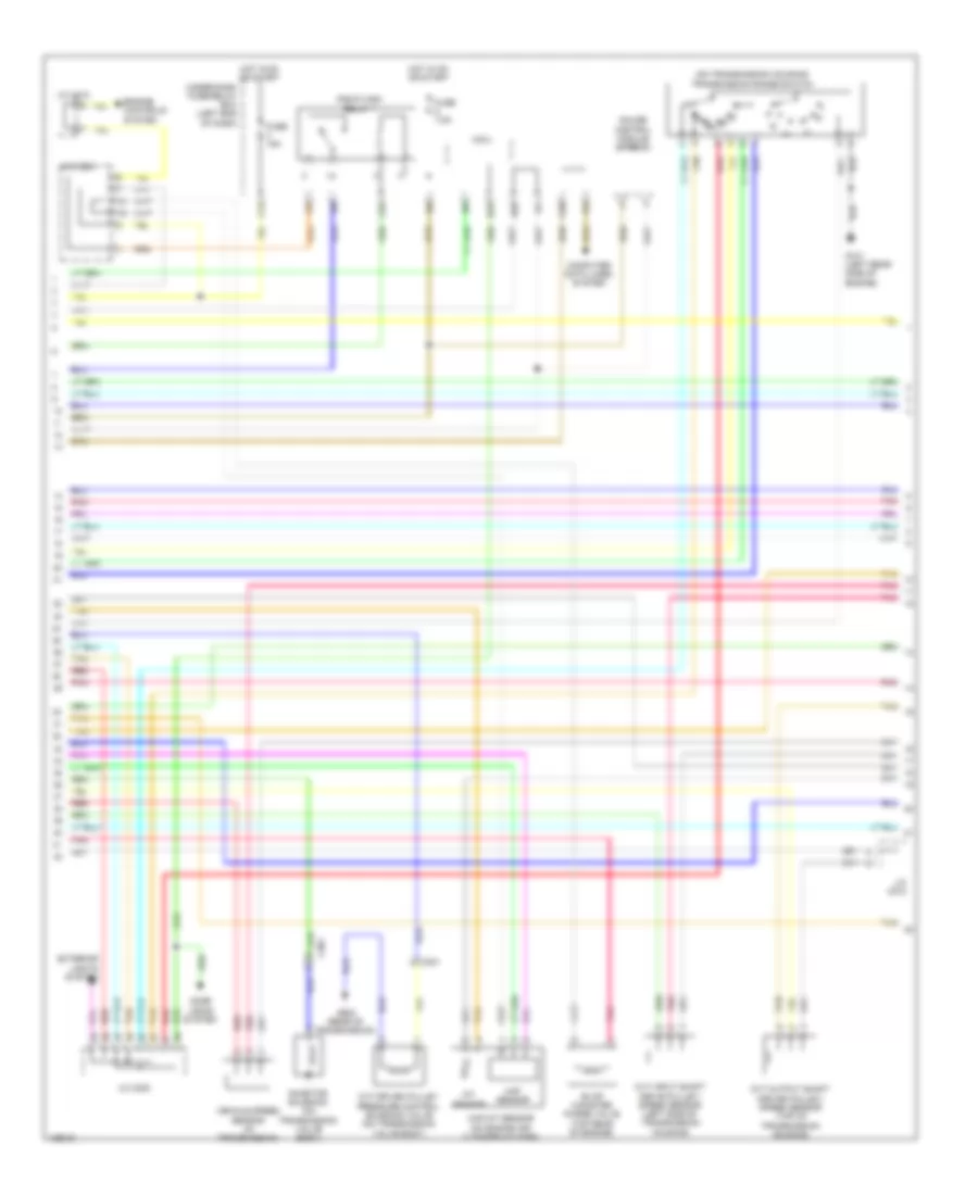 Transmission Wiring Diagram, Hybrid (2 of 3) for Honda Civic EX 2014