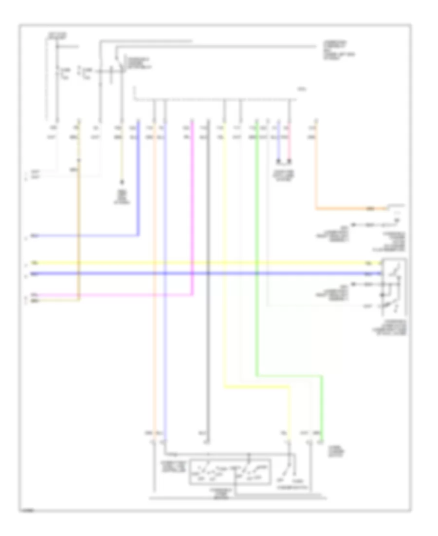 WiperWasher Wiring Diagram, Except Hybrid with Keyless Access (2 of 2) for Honda Civic EX 2014