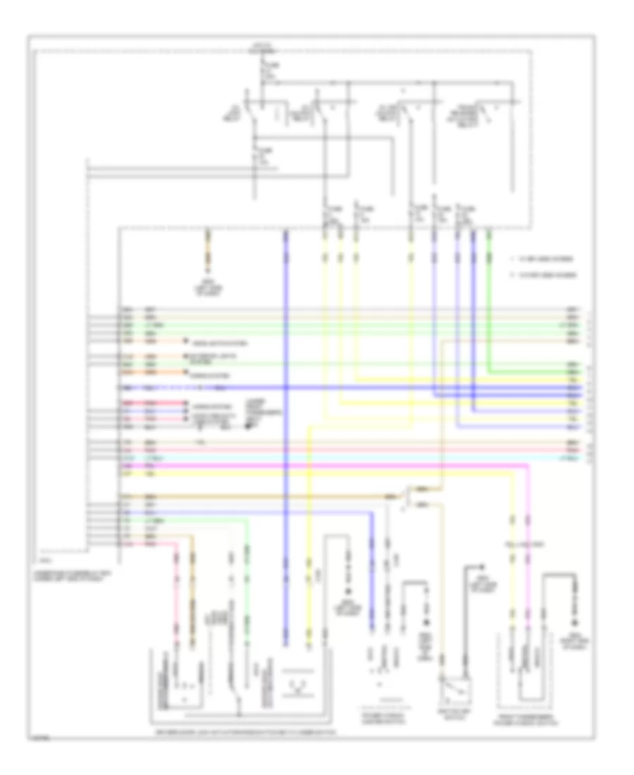 Forced Entry Wiring Diagram Except Hybrid 1 of 6 for Honda Civic EX 2014