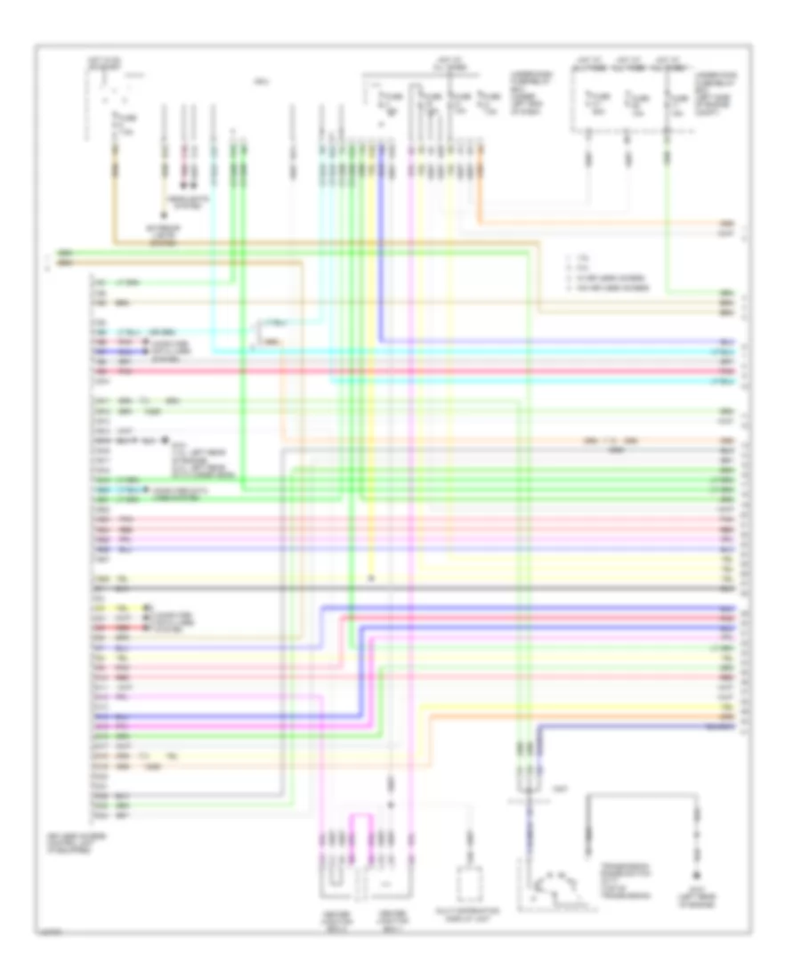 Forced Entry Wiring Diagram Except Hybrid 3 of 6 for Honda Civic EX 2014