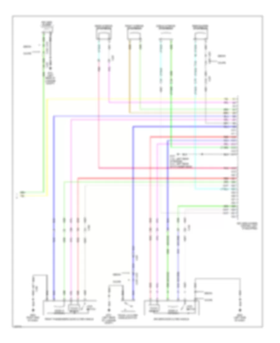 Forced Entry Wiring Diagram Except Hybrid 6 of 6 for Honda Civic EX 2014