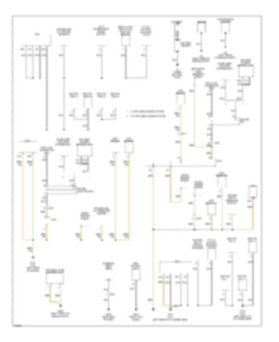 Ground Distribution Wiring Diagram Except Hybrid 1 of 5 for Honda Civic EX 2014