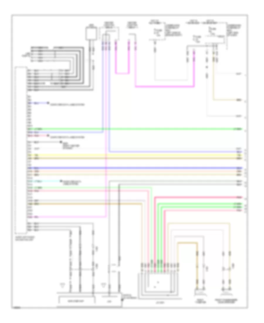 Navigation Wiring Diagram, Hybrid (1 of 5) for Honda Civic EX 2014