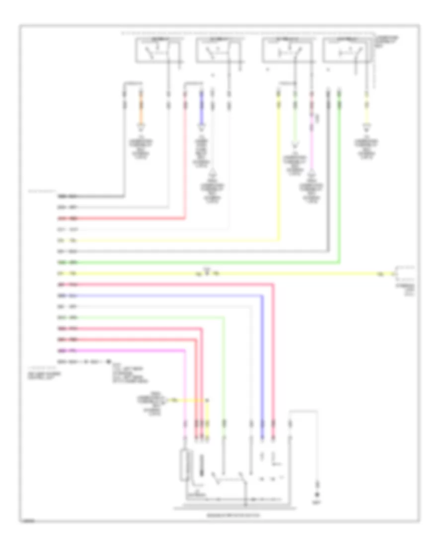 Power Distribution Wiring Diagram Except Hybrid with Keyless Access 6 of 6 for Honda Civic EX 2014
