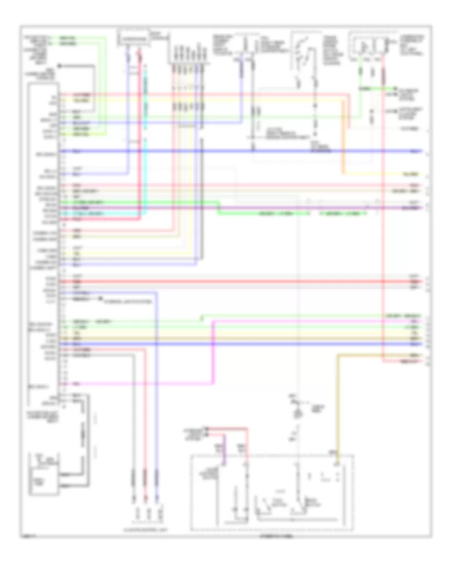 Navigation Wiring Diagram (1 of 3) for Honda Ridgeline RTL 2008