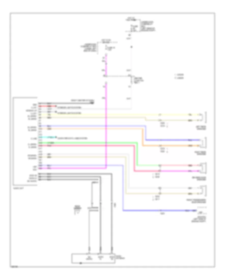 Base Radio Wiring Diagram without Multi Information Display for Honda Civic EX 2012