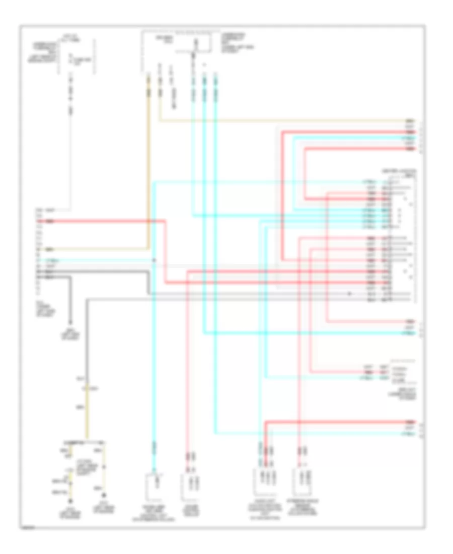 Data Link Connector Wiring Diagram, Except Hybrid (1 of 2) for Honda Civic EX 2012