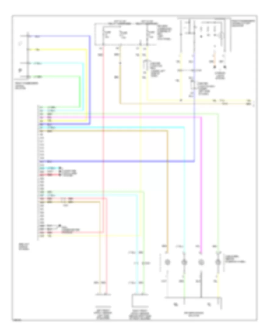 3 5L Supplemental Restraints Wiring Diagram 1 of 3 for Honda Crosstour EX 2013