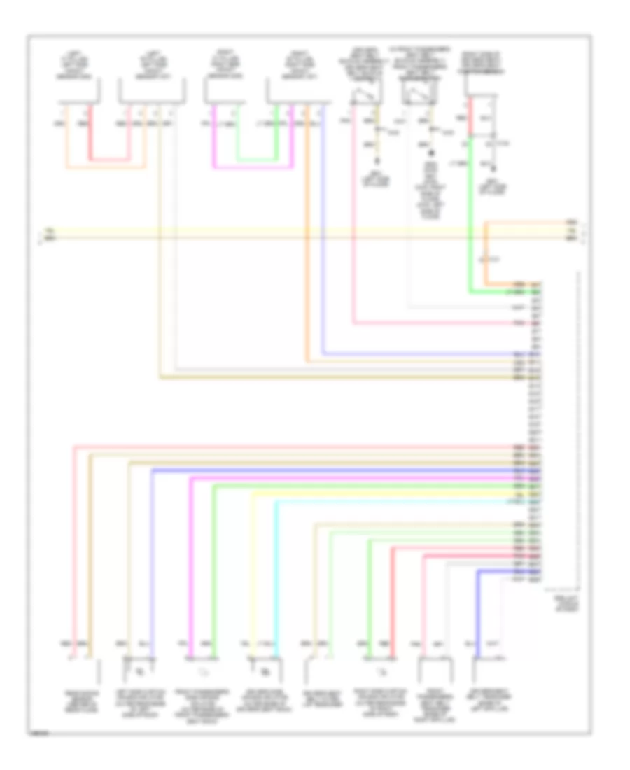 3 5L Supplemental Restraints Wiring Diagram 2 of 3 for Honda Crosstour EX 2013